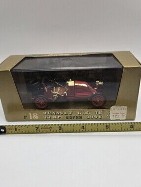 Vintage Brumm 1:43 Scale Diecast Model 1906 Renault G.P. 3B 90 HP Corsa R18